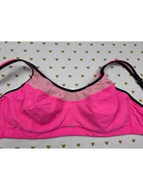 Victorias Secret VSX SPORT Underwire Sports Bra 34DDD Pink Exercise Support